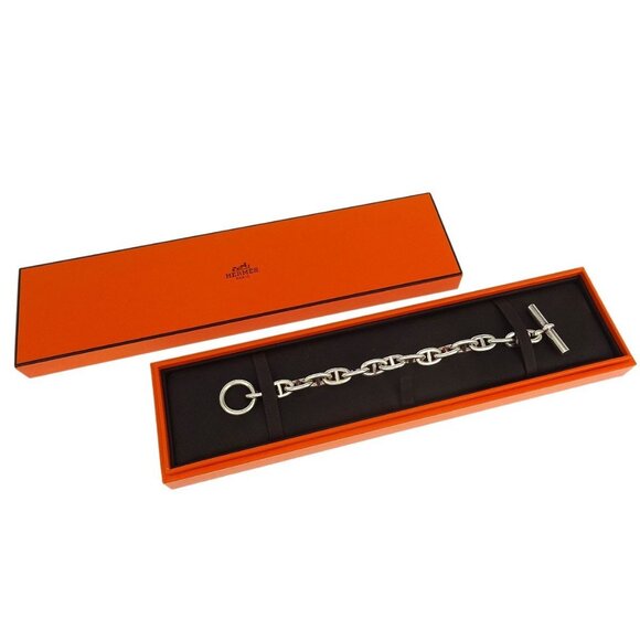 Hermes Chaine d'Ancre MM Bracelet Ag925 Silver 21G328708 196380 - Picture 3 of 5